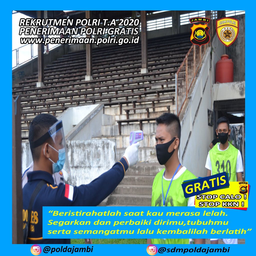 NgahJay's tweet photo. #sdmpoldajambi
#Rekruitmen_polri
#ssdm_polri
#penerimaanpolri2020 https://t.co/wHQm8k2tDe