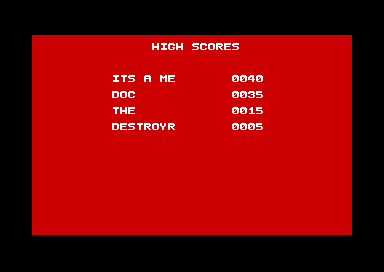 hayesmaker64's tweet photo. This was 3 weeks of pain, and by far the most difficult PART of making my first game in #6502assembly: But I finally got my high score board to work - I also wanted keyboard accessibility (unlike most C64 games which seem to forget a keyboard exists! https://t.co/9NaZZFeKFo