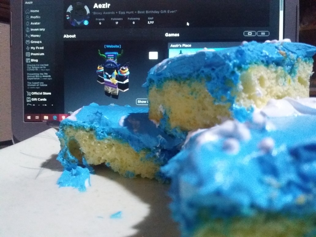 Aezlr Aezlr Twitter - early finnaly cake roblox
