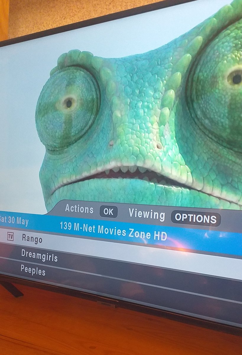 KitsoMontana's tweet photo. Time to watch RANGO πΏπΏ #DstvAnimania #MMAnimania https://t.co/npPWeaLwbM