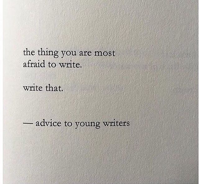 screenutopia's tweet photo. The thing you are most afraid to write...
write that.
#screenwriting
#screenwriters
#screenwritersutopia
#screnwriter
#screenplay
#screenplaywriter
#writer
#writing https://t.co/uq0b7mJHYr