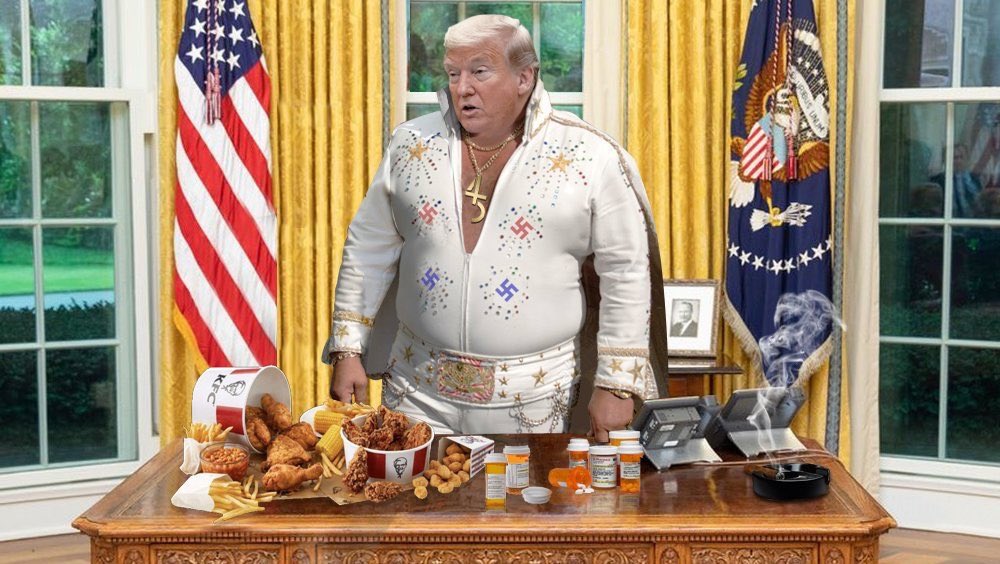 NotHoodlum's tweet image. YOU’LL NEVER BE MISTAKEN FOR A LEADER. How many presidents* can say that their father was a member of the KKK? Just you. The acorn fell from the tree and hit you.