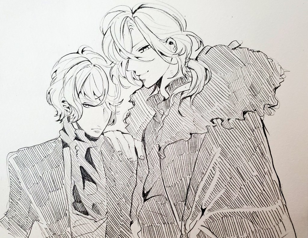 何だかんだで連れ合う2人。