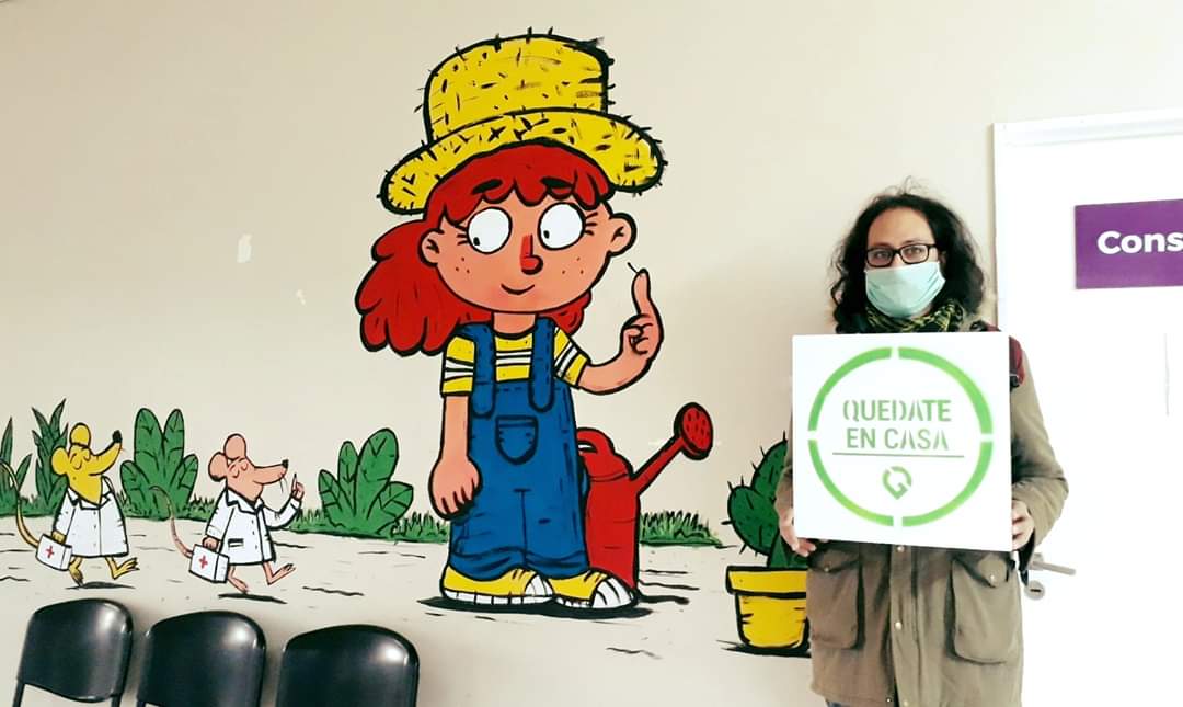 MuniGodoyCruz's tweet photo. El arte urbano de Ernesto Guerrero embellece el Centro de Salud Arturo Illia ¡Gracias por ponerle alegría y color a este espacio, que es de todos los godoycruceños! 🎨 https://t.co/FFyxZwFraF
