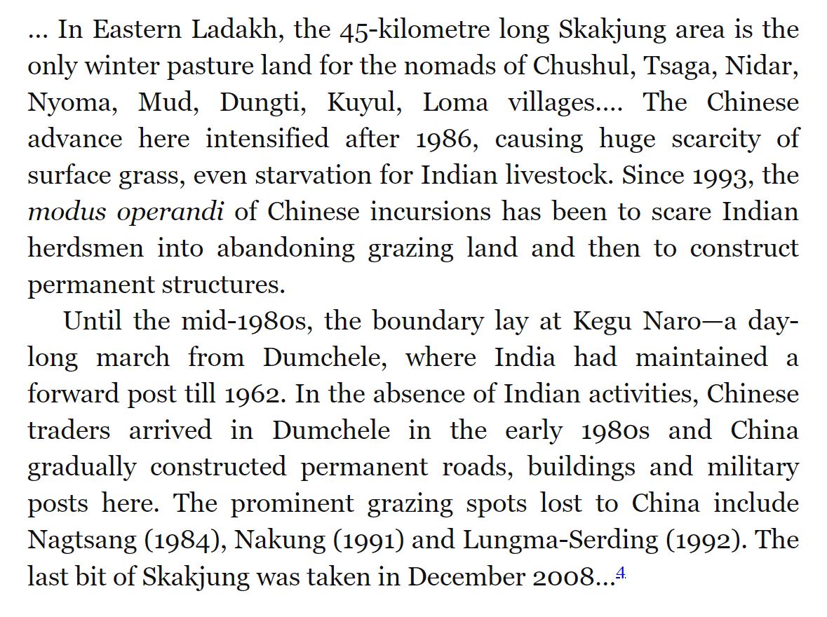 [THREAD] Depsang, 2013Self Deception, India's China Policies by Arun Shourie Sep. 2013"The rulers in Delhi acted true to form - as the news could not be suppressed, they set out to minimize what the Chinese had done: 'Acne', they said, a 'localized problem', they said. 1/