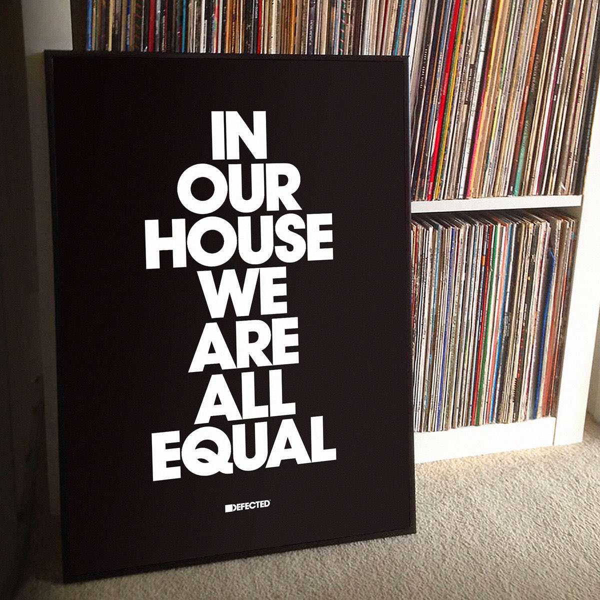 We will continue to push love and equality in everything we do. And we will continue to repeat the message of   #InOurHouseWeAreAllEqual.