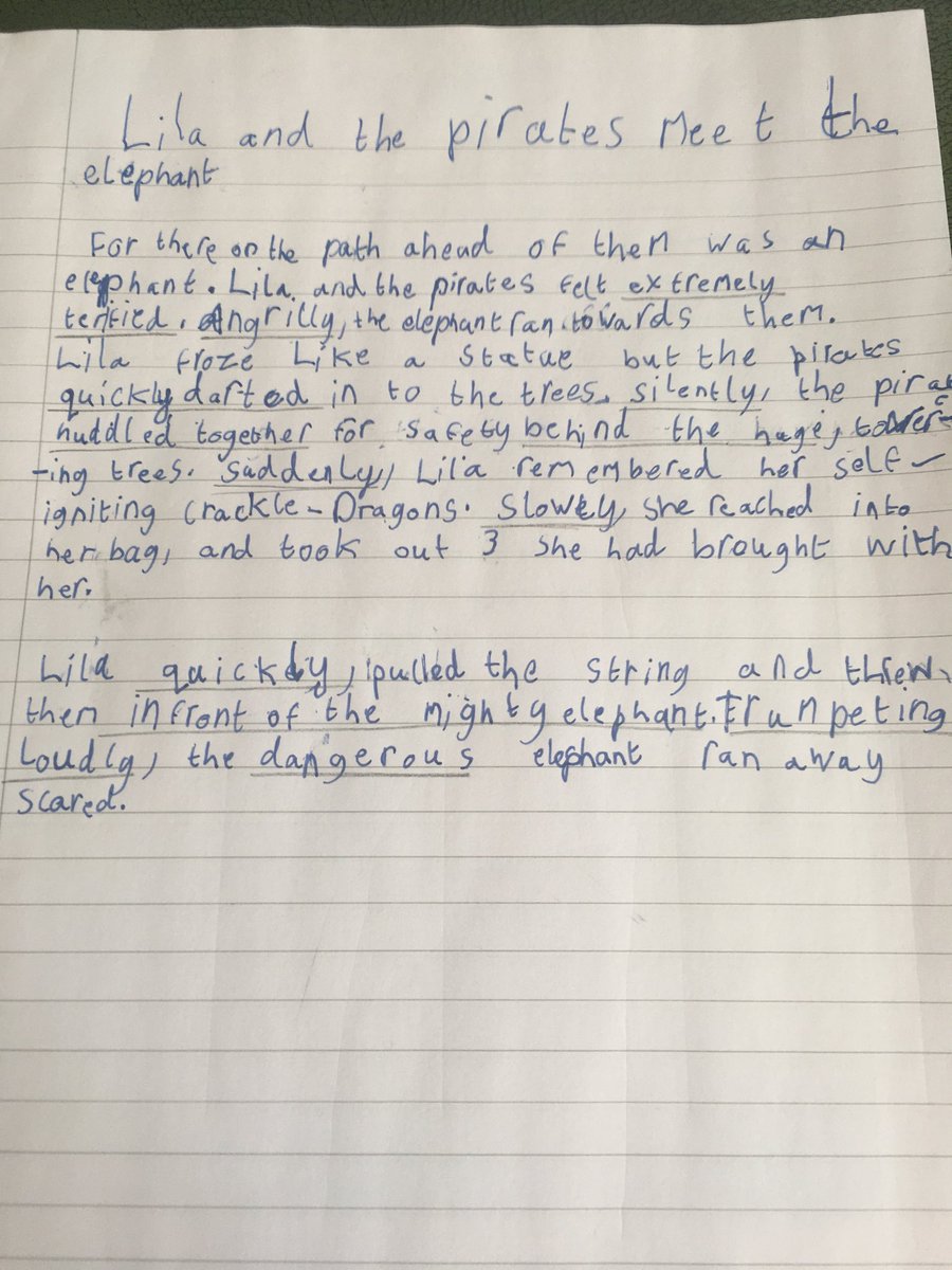 ⁦<a href="/OakNational/">Oak National Academy</a>⁩ , Miss Emms                      Maddie’s action writing