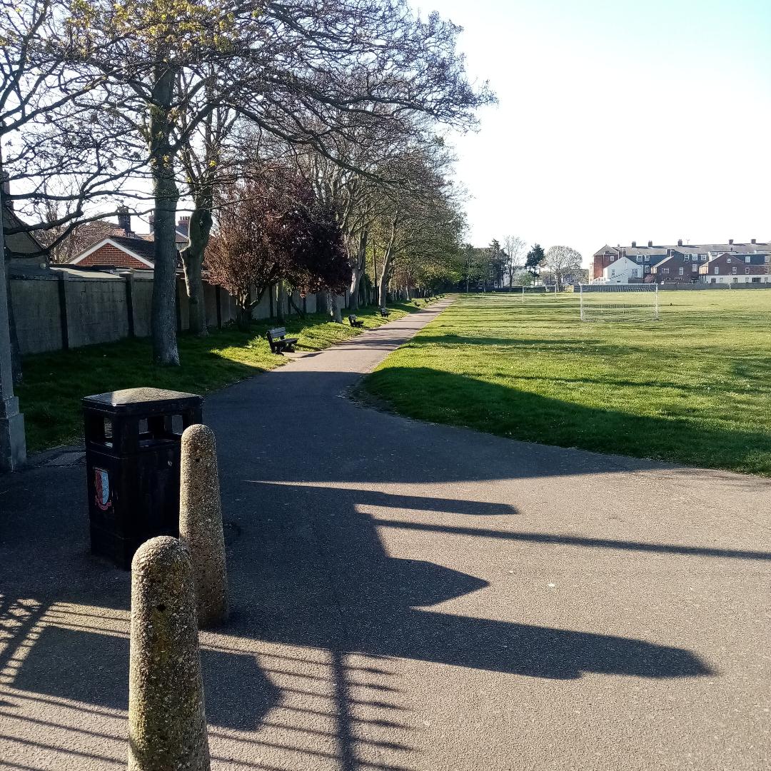 Good afternoon everyone. Where is this? This park + playground located just behind our hotel. Just a minute walk from our hotel. Need a time for family or even spend time for yourself walking or jogging in the park. Have a nice day everyone. Thank you and stay safe. Adios~