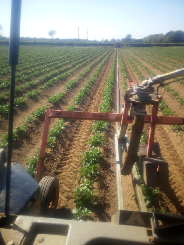 SpudSlingsby's tweet photo. Second time through these #Innovator potatoes @McCainUK @McDonalds #everyreelout #everypump #everypipe #spuds20 #faithfullittletractor #drought20 https://t.co/3Cvw1hoSsg