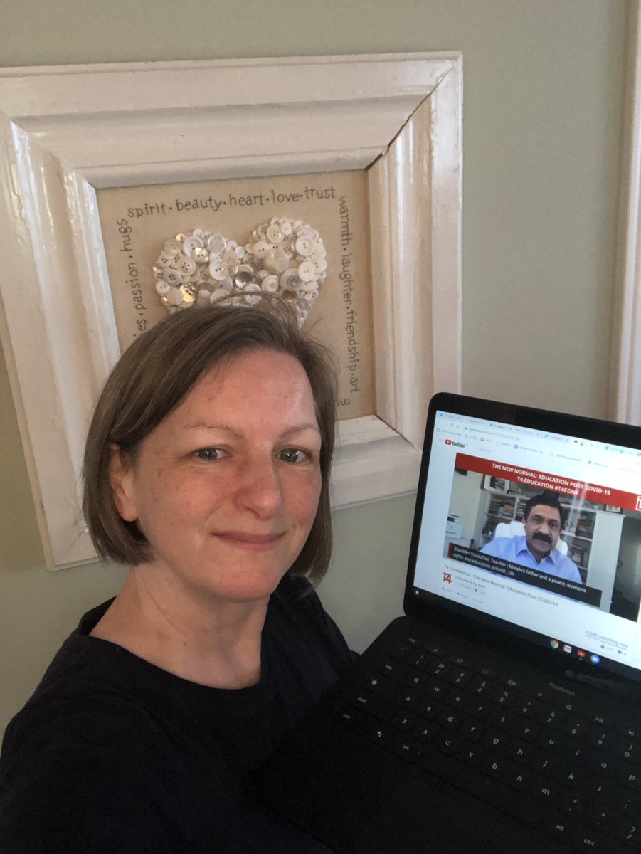 Lkennedy37's tweet photo. From Nova Scotia, taking in vital PD for all educators around the world, given by visionary thought leaders @T4EduC #T2Conf Listening to @ZiauddinY All Ts are leaders for change in their community; dev understanding of tech as tools to reach Ss Collaboration & technology https://t.co/HZ8PH7z3d7