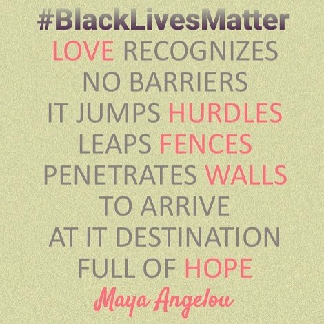 We are all the same, we are all human and WE ALL DESERVE LOVE #BLACKLIVESMATTER