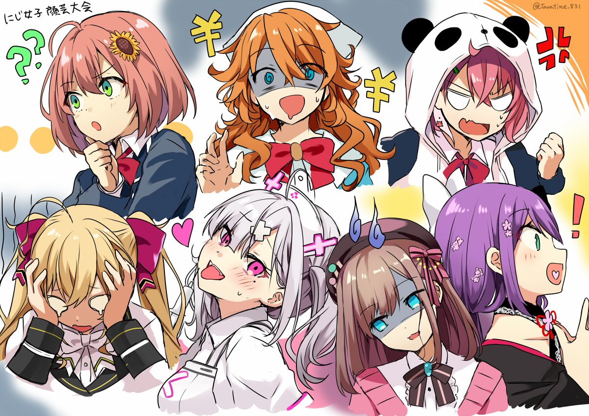 たらちね にじさんじ女子顔芸大会 Nijiart たらちね にじさんじ女子顔芸大会 Nijiart