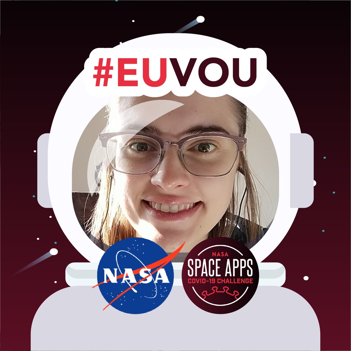 GSpaceapps's tweet image. Esse time de malucos por tecnologia é composto pelos integrantes...

Audrey - Biotecnologia e sustentabilidade me movem, além do circo, um dia ainda fujo com ele!

Instagram: @audrey_fontana
#spaceappsbrazil #nasaspaceapps