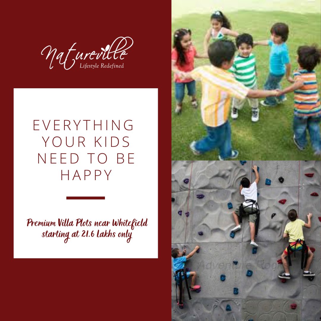 AakruthiGroup's tweet image. Amenities you will like, price point you will love! Aakruthi Natureville is everything that you need!
Premium gated villa plots near Whitefield starting at 21.6 Lac, Call 8880690690 or visit bit.ly/3feFes7
RERA-PRMKARERA1265347PR200205003255
#villaplot #affordableplots