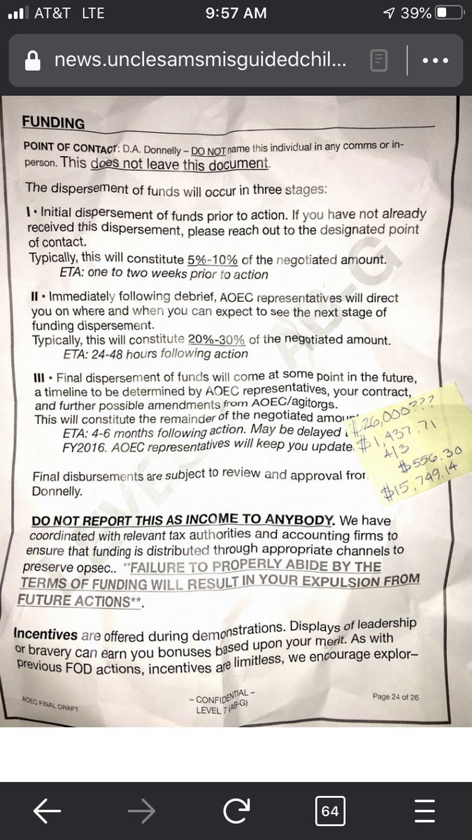 Beginnings316's tweet photo. @ChanelRion From your same screen grab....the funding portion of the contract. This relates to the #BaltimoreRiot(s)?? https://t.co/l616E5Fgl9