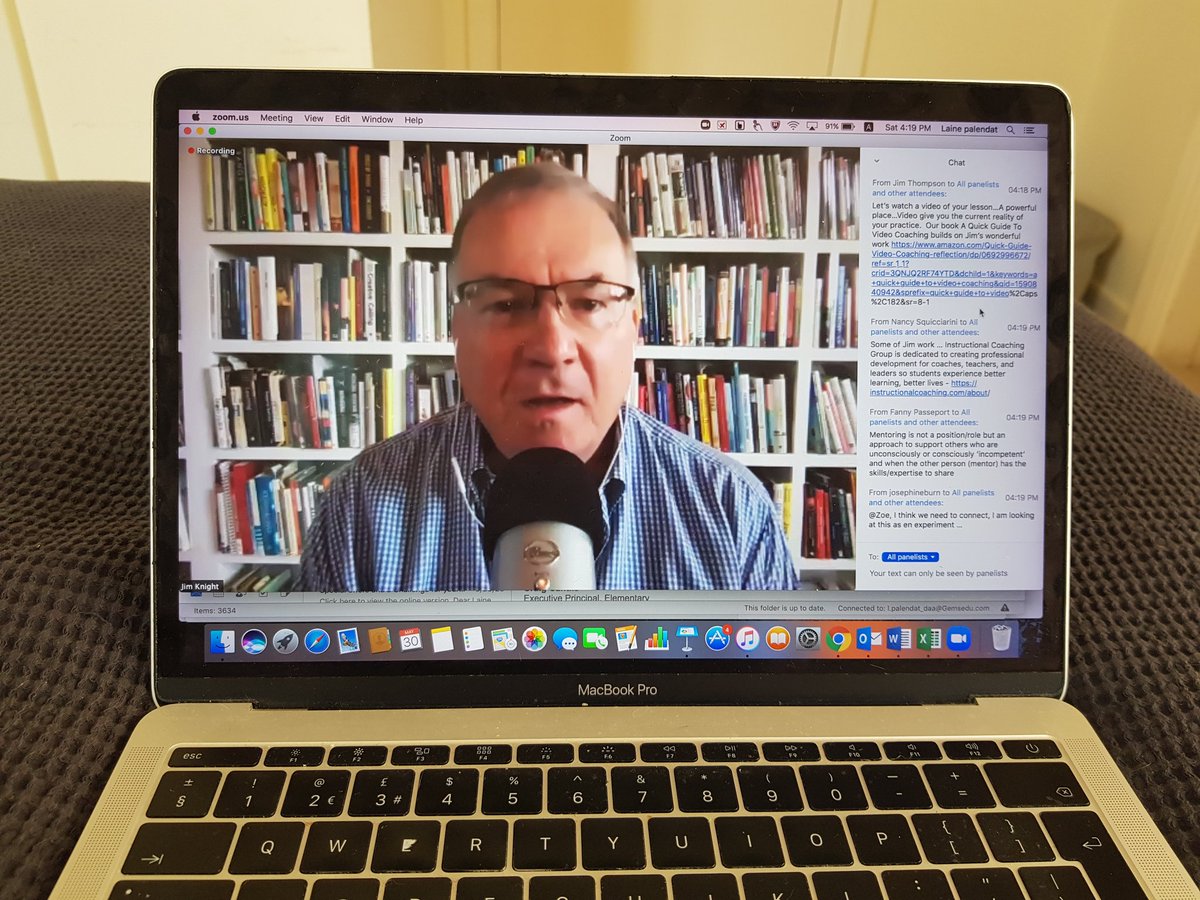 'Skating is to hockey as listening is to coaching'. Another amazing webinar from @ChaptersInt and @jimknight99 . Thanks for inspiring us today! #ChaptersConnect