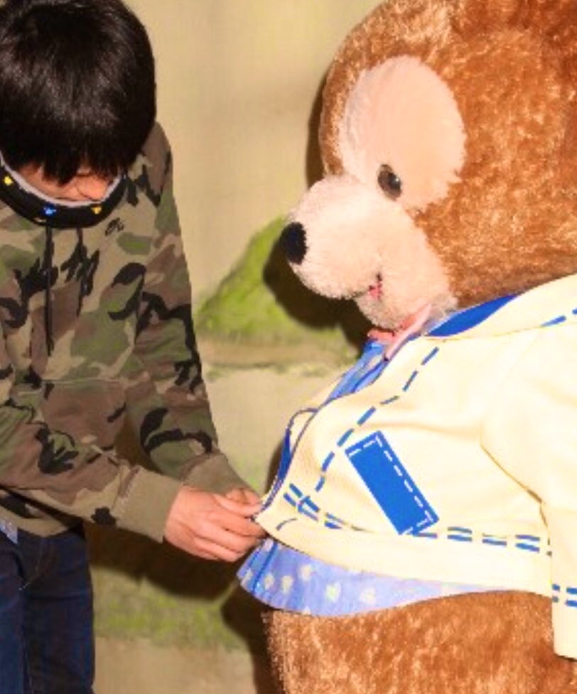 チャック！笑
かわいい😍
#ダッフィー