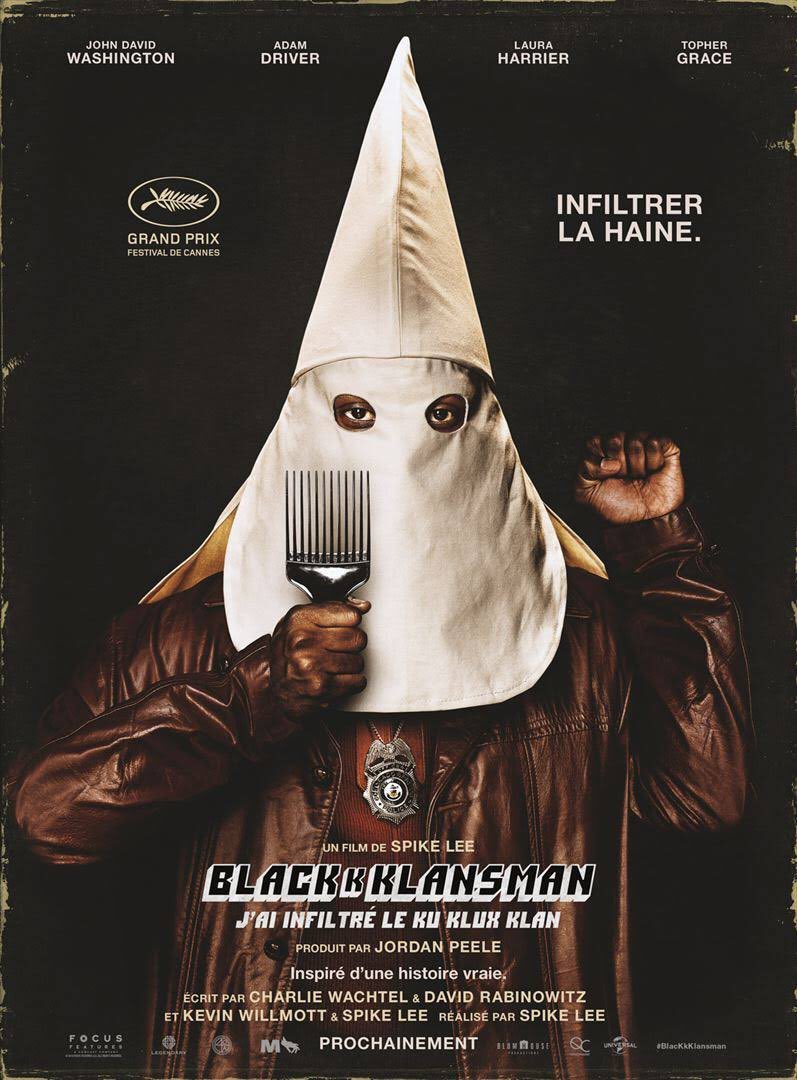 • BlacKkKlansman : J'ai infiltré le Ku Klux Klan • J’ai trop aimé ce film !! Si vous l’avez jamais vu, foncez !