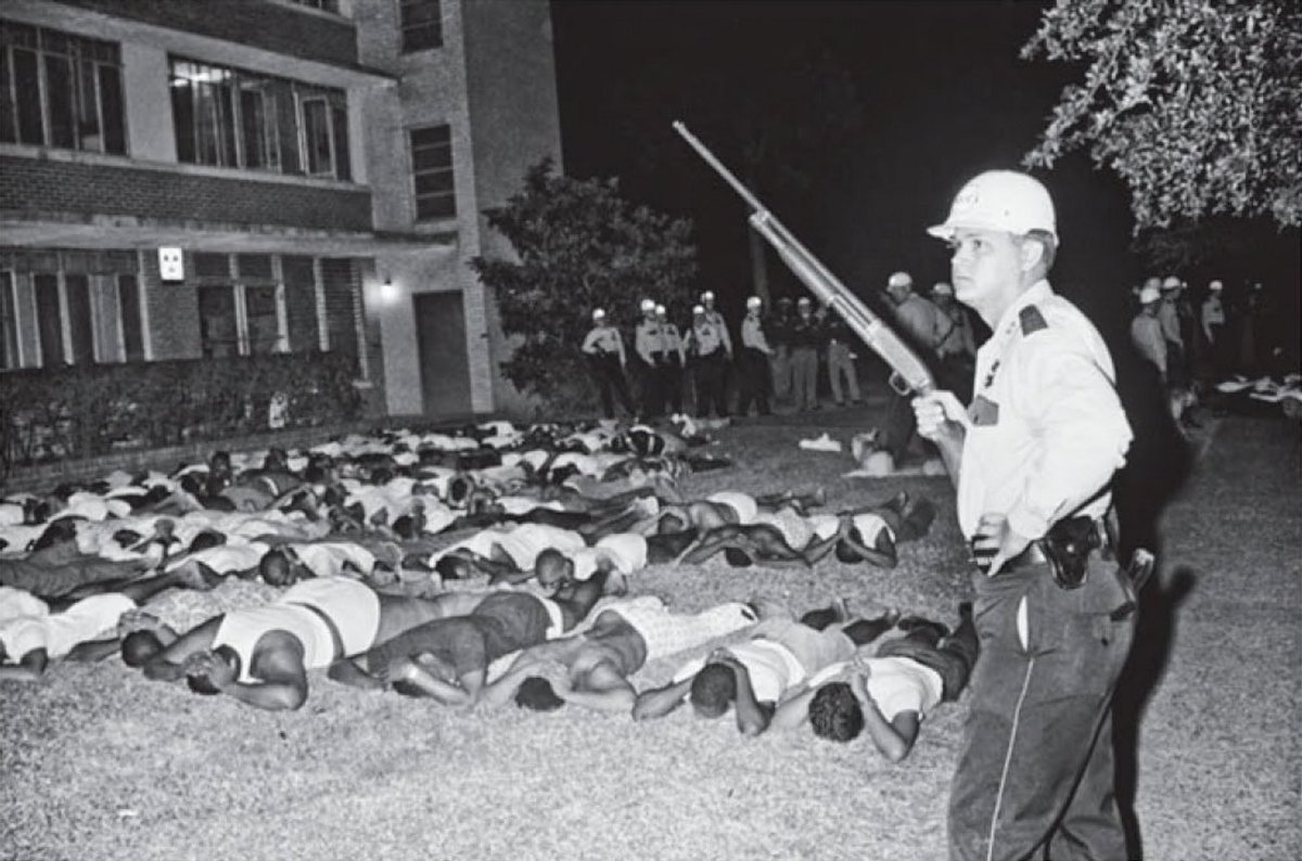 Houston, Texas Southern University, 1967This incident was labeled as a riot, but many don’t agree. Racial tensions existed due to frequent discrimination. The city used ponds located in the Black neighborhood as dumps and an 11-year old drown in a garbage-filled pond.