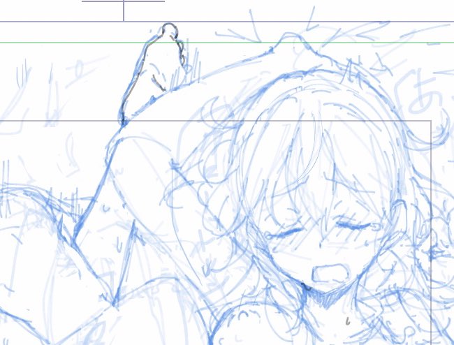 今日ボイチャで見張ってもらった原稿進捗。3枚下書き終わった、残り23ページ(遠い目) 