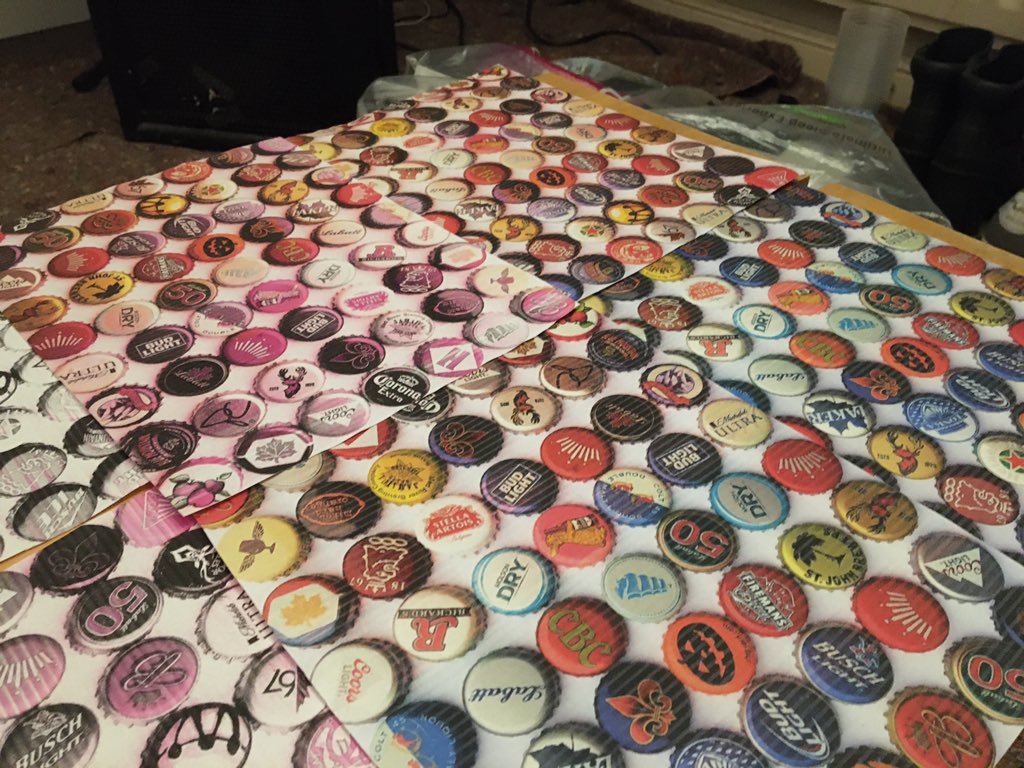 ElliotMason11's tweet photo. @TheMothersRuin Themed a room in the house for our ‘house crawl’ on The Mothers Ruin. Complete with ruin drinks and offers, bottle cap table and piano hanging precariously over the drum kit #saveourvenues https://t.co/b7eDMGrP0Y