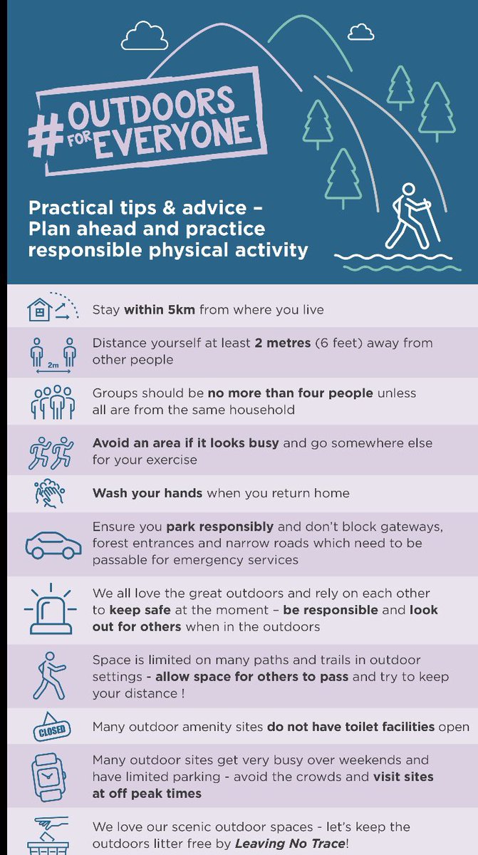 During this beautiful bank holiday weekend we must remember that we all have a responsibility to follow the guidelines from @roinnslainte #OutdoorsforEveryone @sportireland #StayLocal #StayApart #StaySafe
