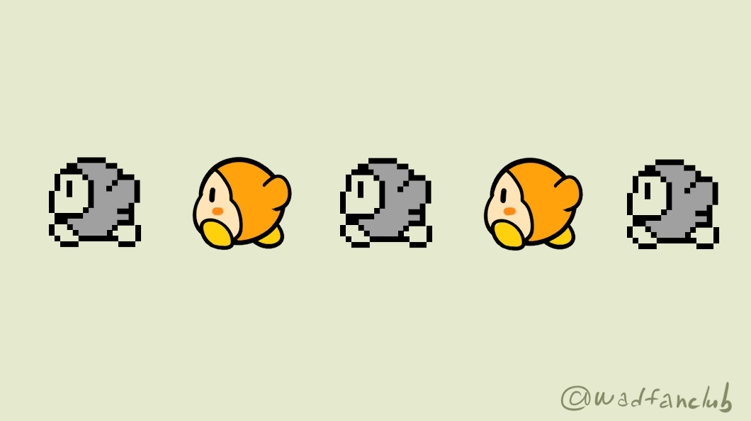 ワドルディ後援会 ワニャ ワニャ ワニャ ワニャ ワニャ ワドルディ 星のカービィ イラスト Waddledee ワドルディ後援会 ワニャ ワニャ ワニャ ワニャ ワニャ ワドルディ 星のカービィ イラスト Waddledee