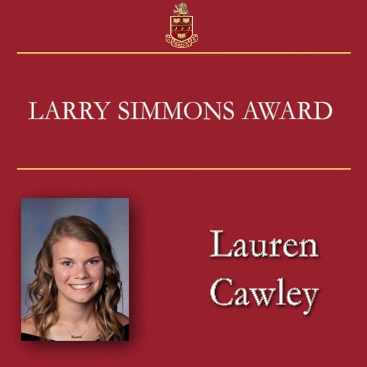 PHSgirlsXCTrack's tweet photo. Congratulations Lauren! https://t.co/X5VssTH3Ae
