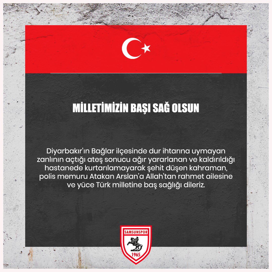 BAŞIMIZ SAĞ OLSUN

#AtakanArslan