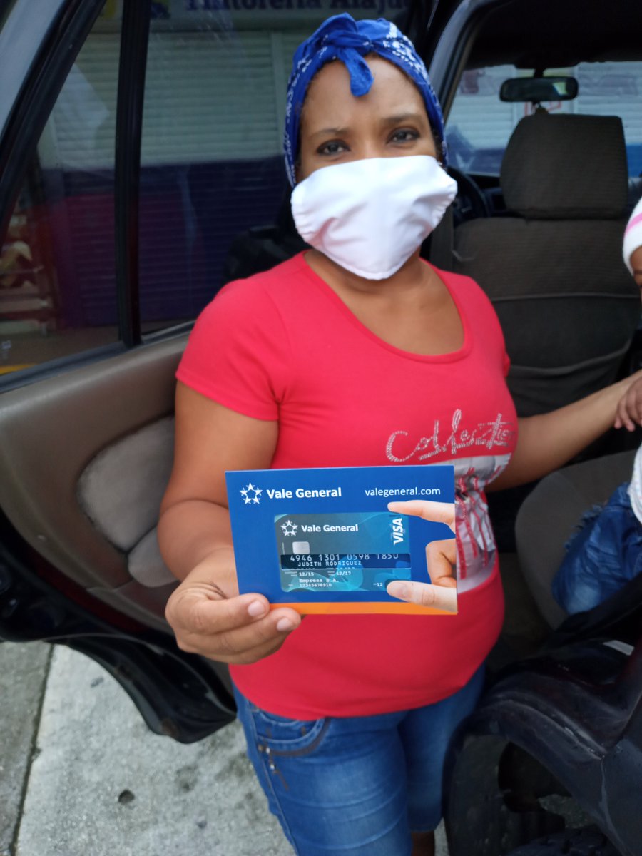 Continuamos llevando ayuda a las familias CAPTA! Ayer entregamos 31 nuevas tarjetas Vale General, completando así 331 familias apoyadas durante la cuarentena! Seguimos!!🤩