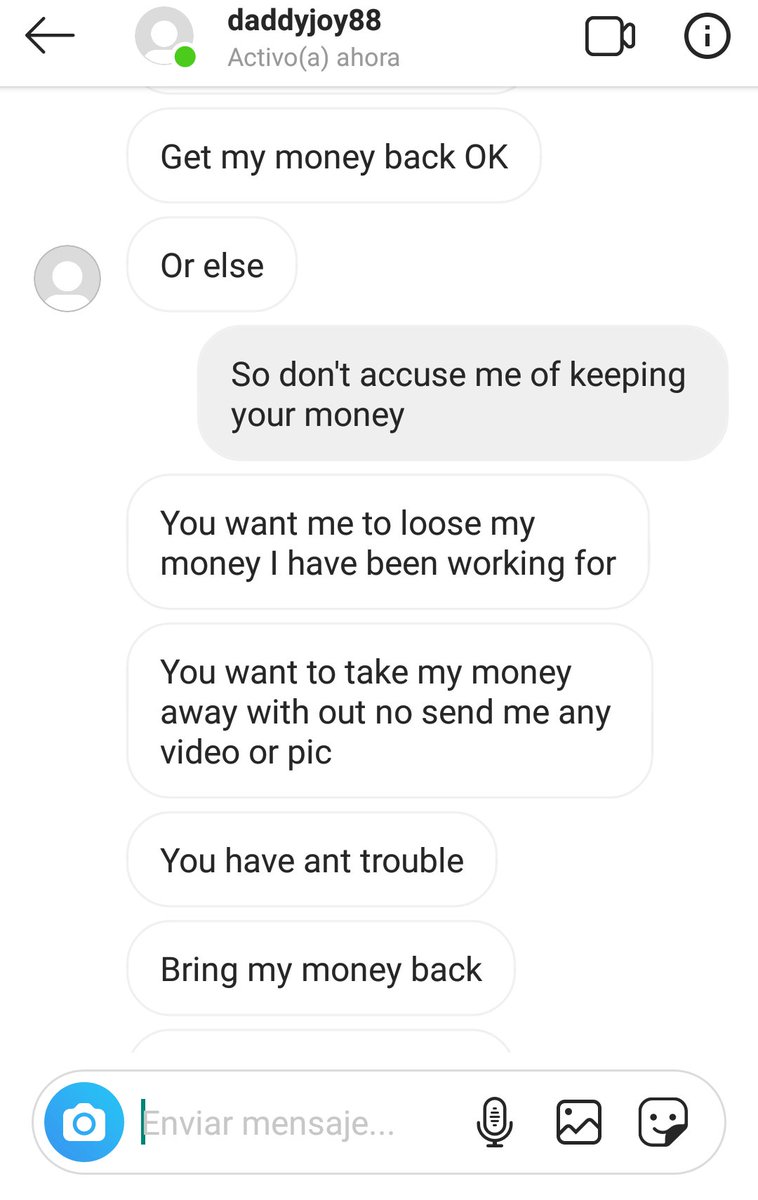 SoffLewis's tweet photo. He asked me to pay $10 so I can get my $20 but I didn't received any money :((( https://t.co/QMgVDFm6Pp