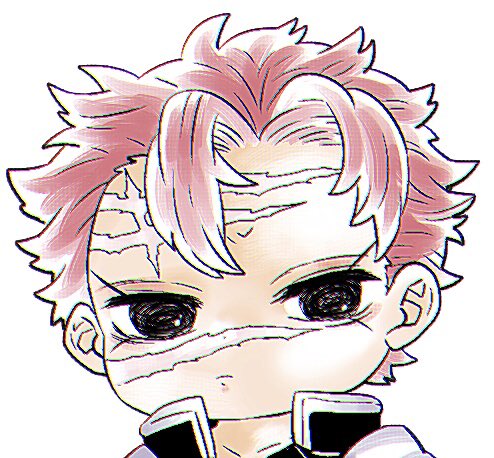 「#新しいプロフィール画像
アイコンをサクラ色実弥に変えました～
1枚目がこっちの」|櫟のイラスト