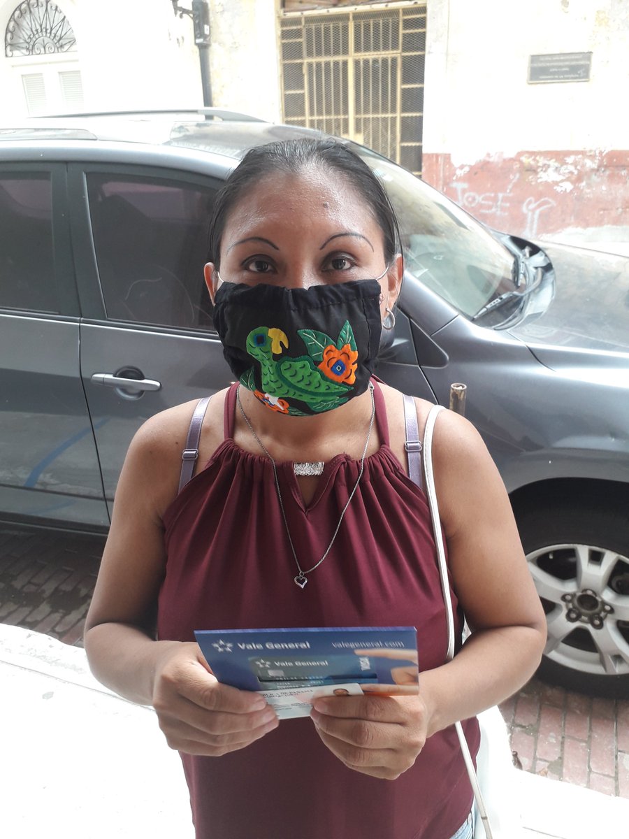 Nos sorprende gratamente ver como las mujeres CAPTA están usando sus mascarillas con diseños espectaculares hechas por ellas o por sus vecinas!!