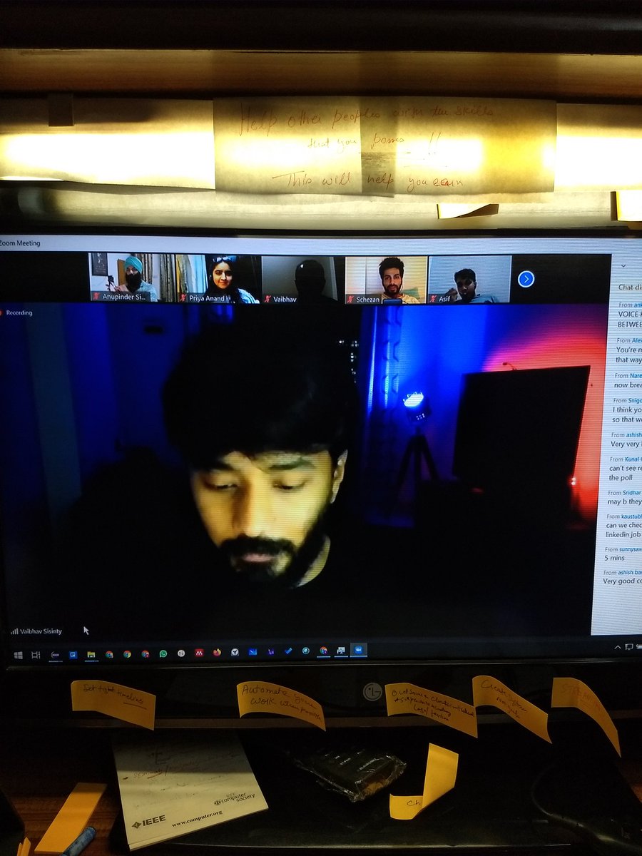anupinder's tweet image. #vaibhavsisinty and are trending for #linkedin5dayworkshop during anlive event for #linkedinbatch5 .. this is great along with learning