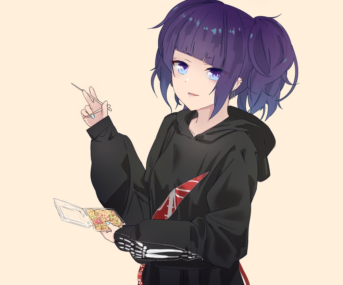 沖縄風やきそば買ってきた田中
1ヶ月1日1摩美々 14/30 #なんか食べてる田中摩美々の絵 