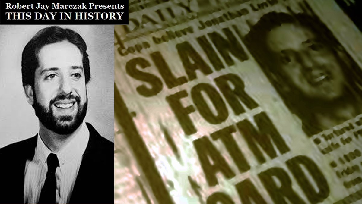 marczak_rob's tweet photo. May 30, 1997
Jonathan Levin is tortured and killed by his former student

#rjm #CoreyArthur #crack #EnglishTeacher #GeraldLevin #JonathanLevin #killed #student #TimeWarner #tortured #UpperWestSide 

Link: https://t.co/May9V7R6mQ https://t.co/0Gz7WkSqIn