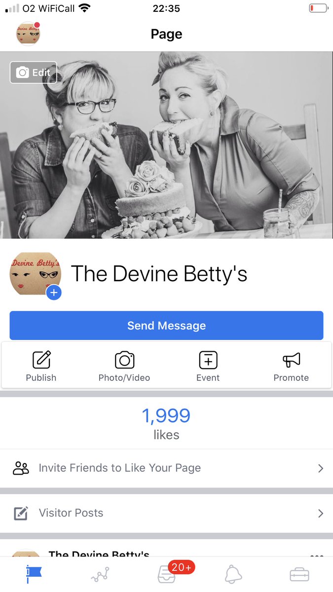 We are at 1999 like on our FBpage.. this means we’ve arrtacred nearly 1000 followers since we started our lock down recipes... if you don’t follow us on FB please helps us get passed that 2000 milestone ❤️❤️ facebook.com/Devinebettys/