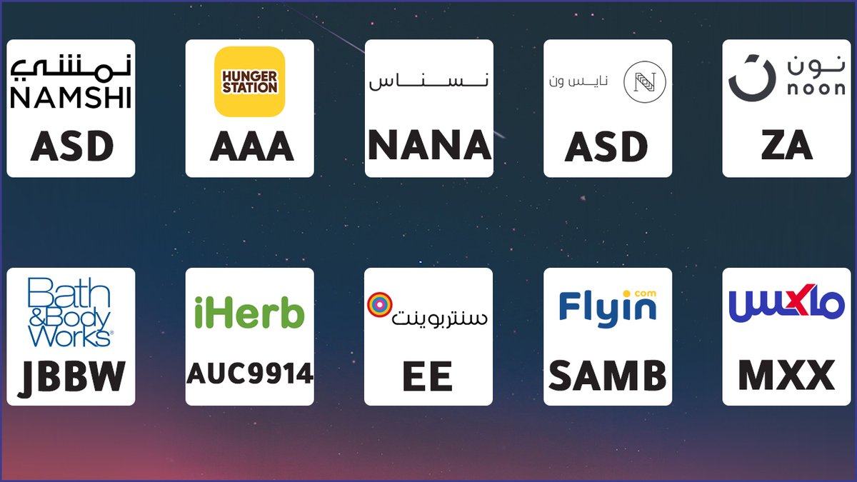 كوبونات خصم جديدة🤗
انسخ الكود📄

🎟 كود نمشي ASD
🎟 كود نسناس NANA
🎟 كود اي هيرب GAT7542
🎟 كود هنقر ستيشن AAA
🎟 كوبون ماكس AX
XEZDK