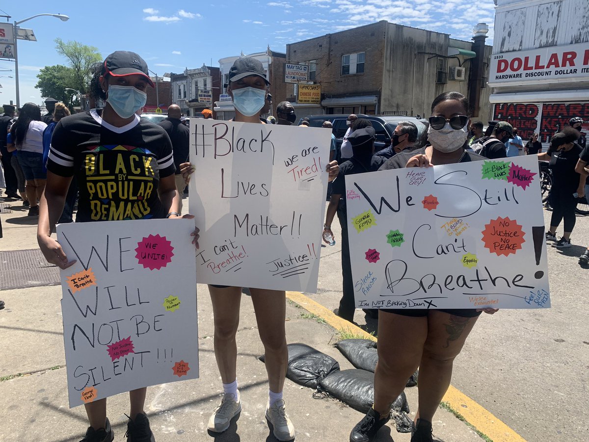 PGB_IDare2Care's tweet photo. PEACE RALLY TODAY! 
Our PARTICIPATION is Mandatory! Great job Camden, New Jersey! 
#BlackLivesMatter
#SilentNoMore
#JusticeNOW
#WeDemandIt
#EnoughIsEnough
#UnitedWeAreStanding 
#GeorgeFloyd
#BreonnaTaylor 
❤️🖤💚✊🏾👊🏾 https://t.co/XH5oWDK6VB