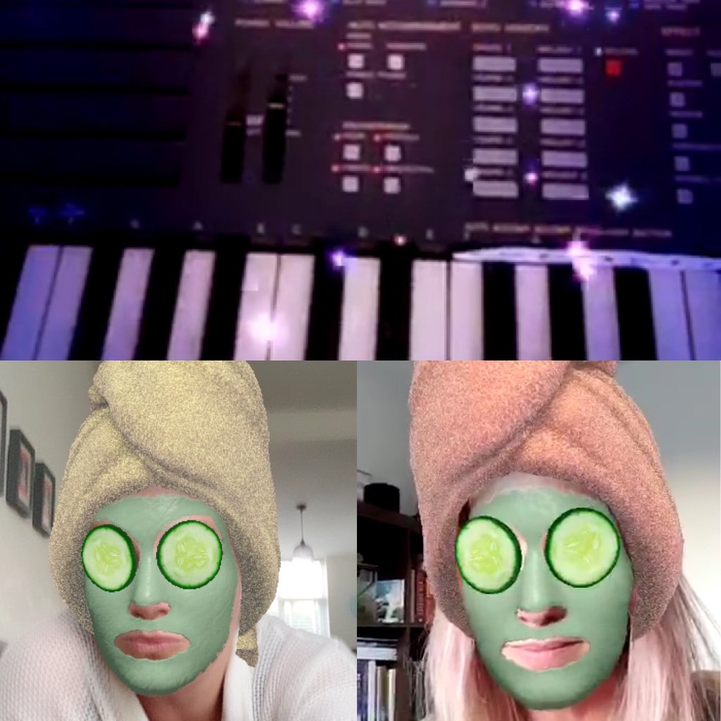 Not saying this is #peaklockdown but <a href="/doctormig/">Dr Michelle Stone</a> &amp; I had the best Saturday having a full on rave to the “demo music”on her vintage 80’s Yamaha synthesiser. So much so I regressed to a 12 year old &amp; rang my Mum to see if I could stay up to watch Points of View.