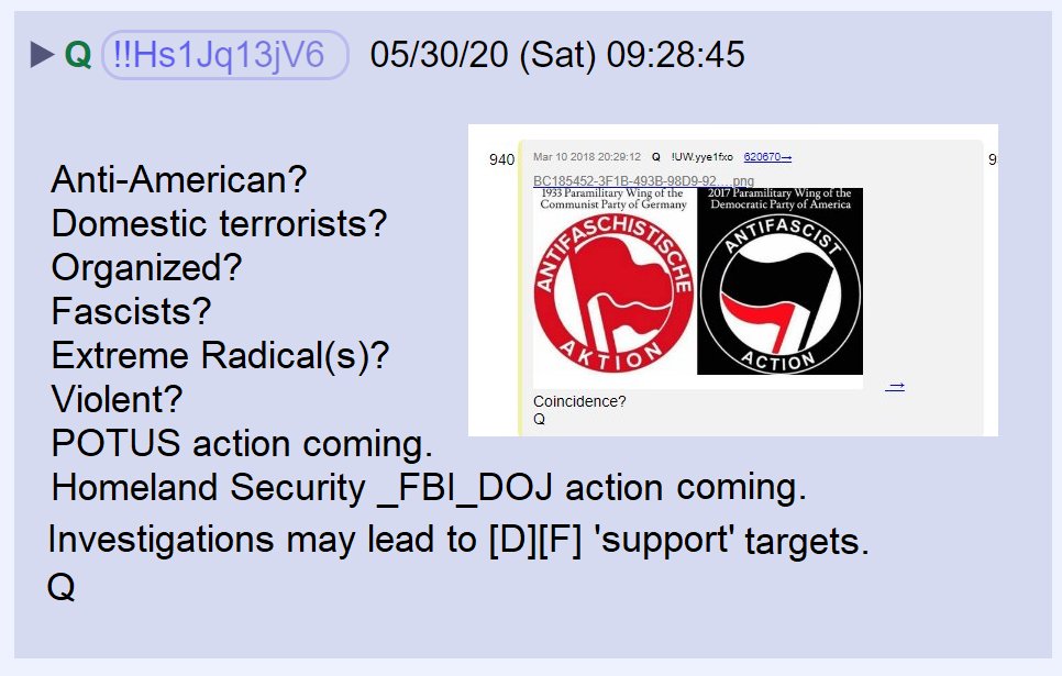 11) Although Antifa claims to be opposed to fascism, their tactics are identical to those used by Mussolini& #39;s blackshirts and Hitler& #39;s brownshirts. There& #39;s even a resemblance in Antifa& #39;s logo.