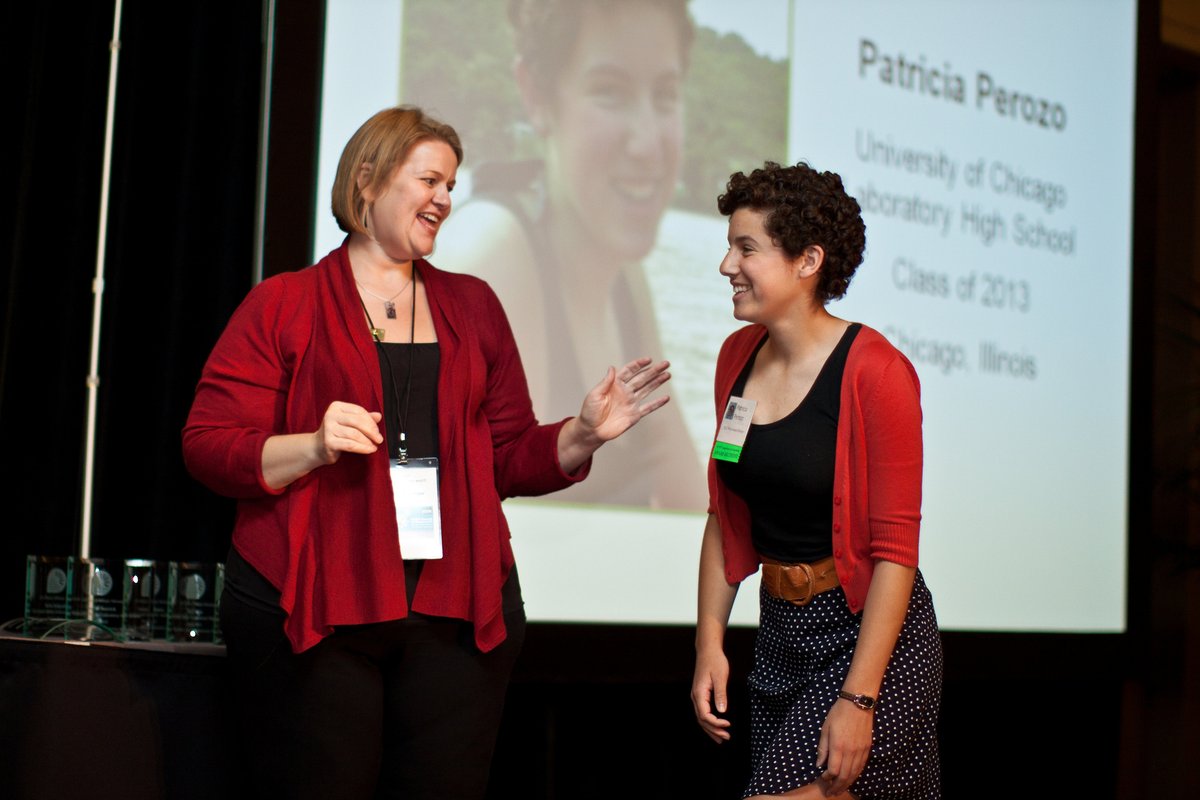 ruthef's tweet image. #NCWITAiC20 Sharing another blast from the past @NCWITAIC photo in celebration of #womxnintech Chicago awards with @pcperozo - 2012 maybe??? 2013?