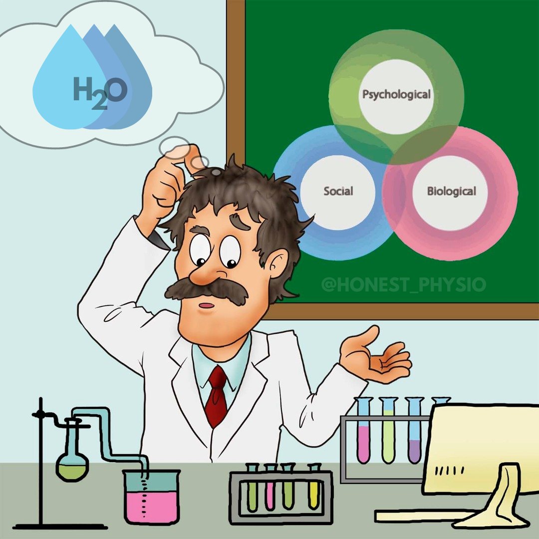 Matt @ The H🧐nest Physio (@mattdelbrocco) on Twitter photo Trying to understand the complexity of human pain and suffering by splitting it into bio-psycho-social is like trying to understand water by looking at hydrogen and oxygen. The human condition is a complex interacting whole, it's parts don't reveal its complexity. <a href="/Retlouping/">ɹǝʇlnoԀ pıʌɐᗡ 🚴🏻 🇺🇸 🇦🇺 🇬🇧</a> Trying to understand the complexity of human pain and suffering by splitting it into bio-psycho-social is like trying to understand water by looking at hydrogen and oxygen. The human condition is a complex interacting whole, it's parts don't reveal its complexity. <a href="/Retlouping/">ɹǝʇlnoԀ pıʌɐᗡ 🚴🏻 🇺🇸 🇦🇺 🇬🇧</a>
