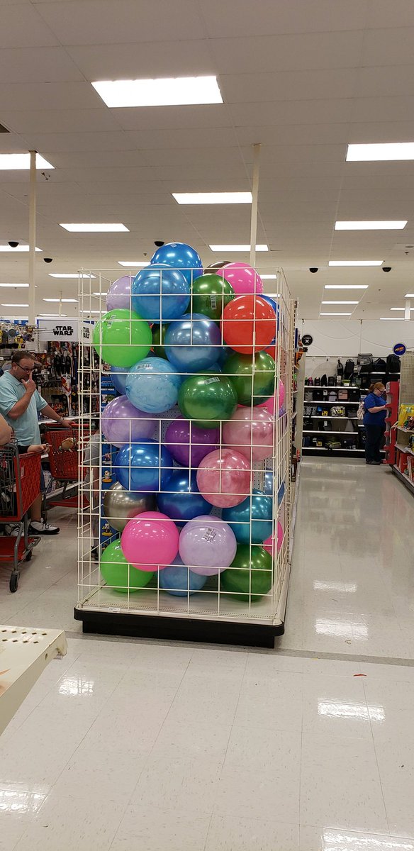 #FlexIt she said. Be #Creative she said. So I blew the dust off of Big Bertha here and went to town on the first phase of emptying my team's backroom. Love having options when it comes to maximizing my floor space! #BallsToTheWall #FullFloorSalesSoar  @BreeFromTarget