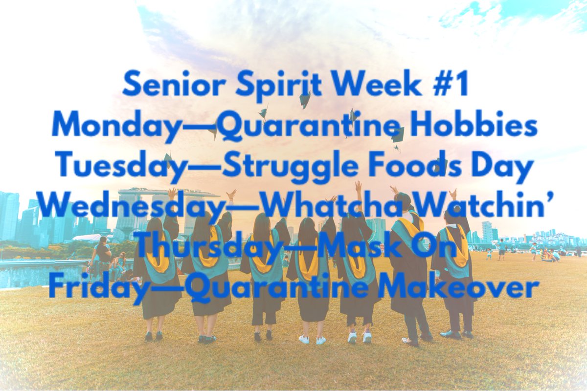 LandstownEagles's tweet photo. LHS Seniors: Spirit Week #1 starts Monday. Be sure to post your participation and use #eaglenation2020 https://t.co/MplTMUSrvl