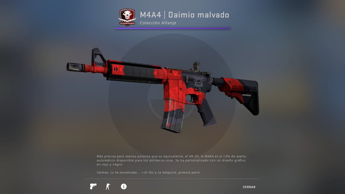 lecgugas1's tweet image. Sorteo M4A4 Daimo Malvado En Estado Casi Nuevo
Requisitos:
- RT a este Tweet
- Seguirme en Twitter (@lecgugas1)
- Seguirme en Instagram (instagram.com/lecgugasyt/)
- Suscribirse a mi canal de YT (youtube.com/lecgugas/)
- Seguirme en Twitch (twitch.tv/lecgugasyt)
#SORTEO #CSGO