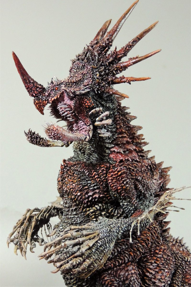 オリジナル怪獣の アカヅノ 中華人民共和国がウイグルのロプノールで核実験を行っ 松本正清のイラスト