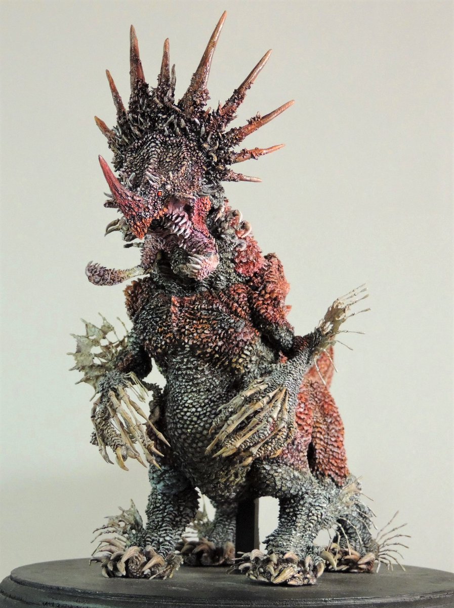 オリジナル怪獣の アカヅノ 中華人民共和国がウイグルのロプノールで核実験を行っ 松本正清のイラスト