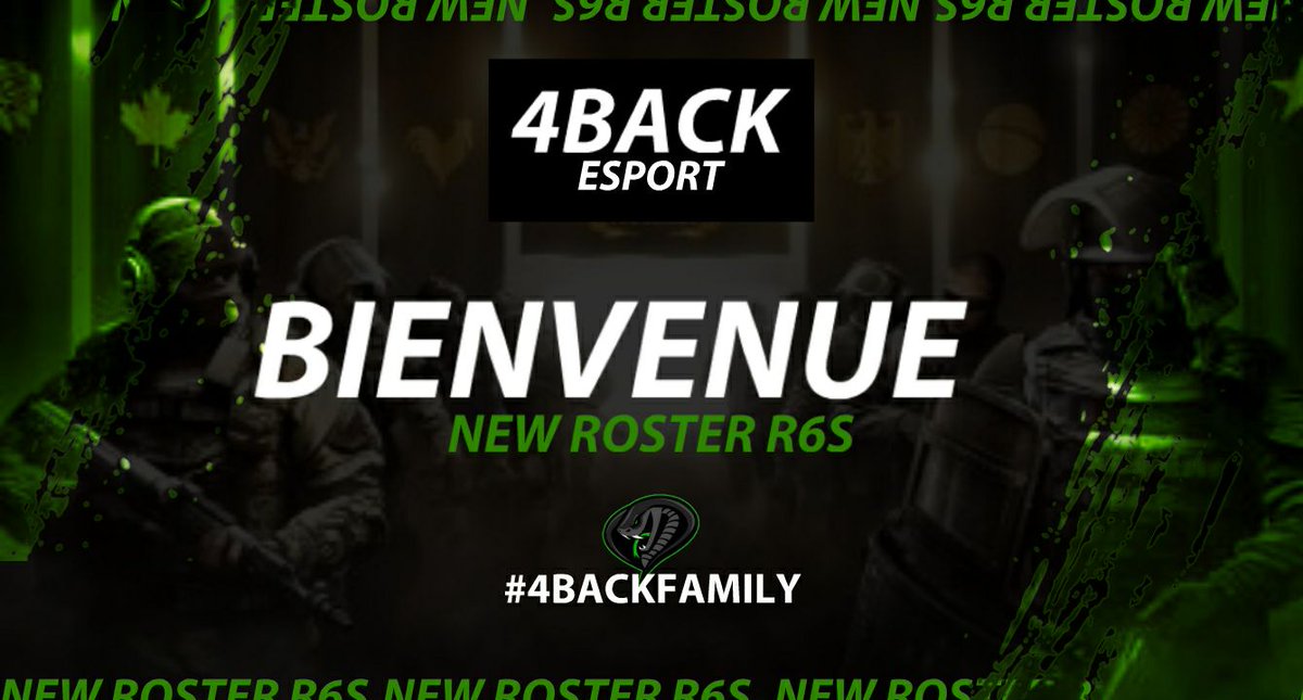 [#ANNONCE] 

Nous sommes fiers de vous présentez notre line-up <a href="/R6esports/">Rainbow Six Esports</a> ! Nous leurs souhaitons la bienvenue parmis nous.

🇫🇷 - <a href="/Sam55687977/">OsiriS-HORA</a>
🇫🇷 - @ROverlod
🇫🇷 - <a href="/SkyzzZ_ShAdOw/">Shadow</a>
🇫🇷 - <a href="/772Lkd/">OneeTap_OverLord</a>
? - @?