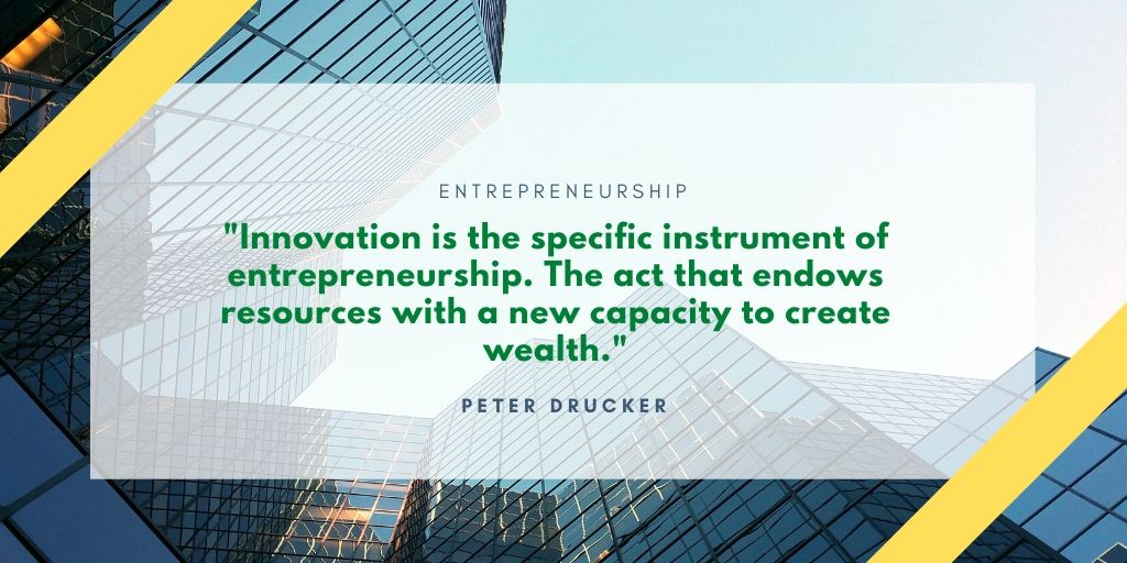 4multipleincome's tweet photo. Innovation is the specific instrument of entrepreneurship. The act that endows resources with a new capacity to create wealth.

Peter Drucker

#Entrepreneur.
#Business.
#Entrepreneurship.
#Success.
#Freedom. https://t.co/wZA9ZQFMZW